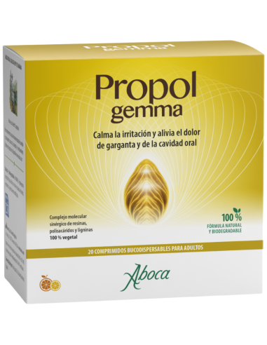 ABOCA Propolgemma Sabor Cítrico 20 Comprimidos