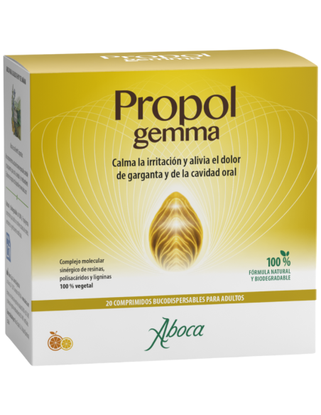 ABOCA Propolgemma Sabor Cítrico 20 Comprimidos