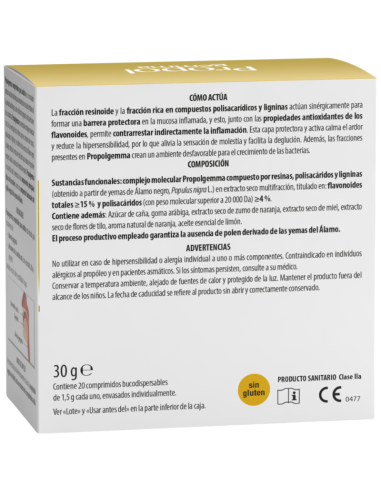ABOCA Propolgemma Sabor Cítrico 20 Comprimidos