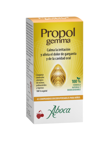 ABOCA Propolgemma Niños Sabor Cereza y Fresa 45...