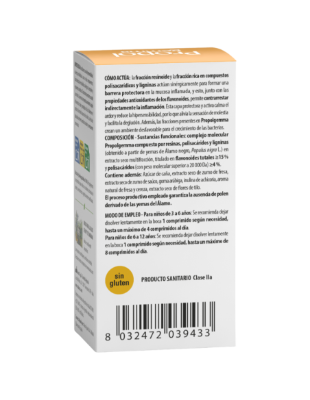 ABOCA Propolgemma Niños Sabor Cereza y Fresa 45 Comprimidos