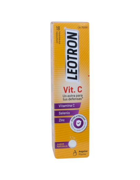 LEOTRON Vit. C 18 Comprimidos Efervescentes