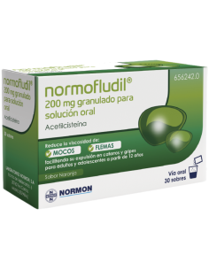 NORMOFLUDIL Efg 200 mg Granulado para Solución Oral 30...