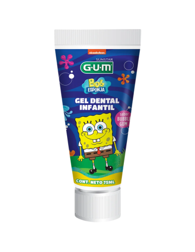 GUM Gel Dental Infantil Bob Esponja Sabor...