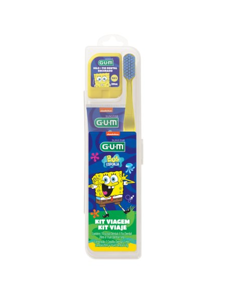 GUM Kit Viaje Infantil Bob Esponja