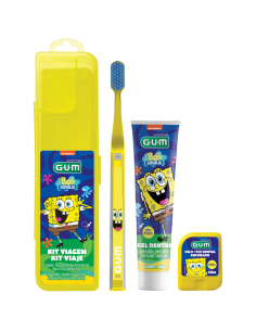 GUM Kit Viaje Infantil Bob Esponja 2