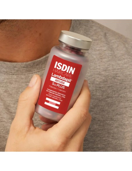 ISDIN Duplo Plus Lambdapil Anticaída 5α Plus 2x60 Cápsulas Blandas
