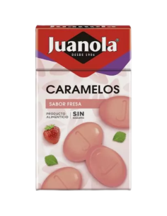 JUANOLA Caramelos Sabor Fresa 50g