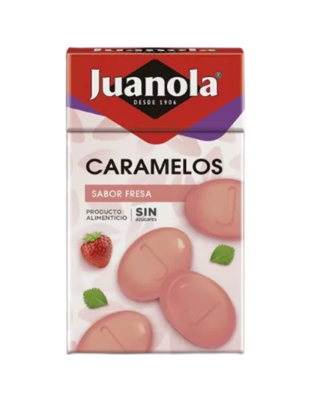 JUANOLA Caramelos Sabor Fresa 50g
