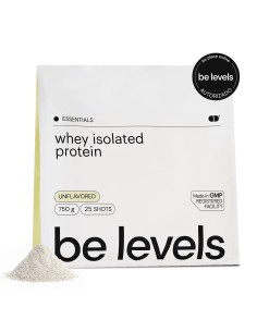 be levels whey isolated protein unflavored 750g