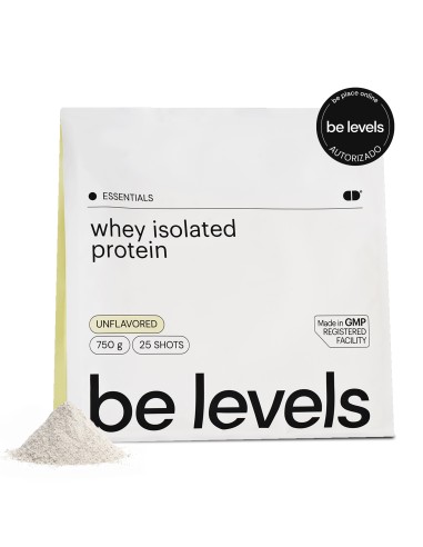 be levels whey isolated protein unflavored 750g