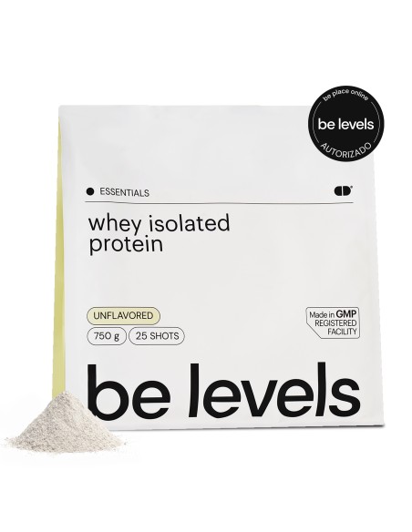be levels whey isolated protein unflavored 750g