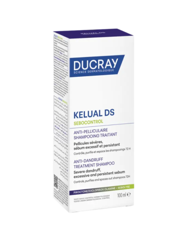 DUCRAY Kelual DS Sebocontrol Anticaspa Champú...