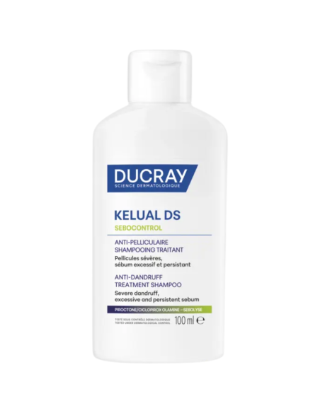 DUCRAY Kelual DS Sebocontrol Anticaspa Champú de Tratamiento 100 ml