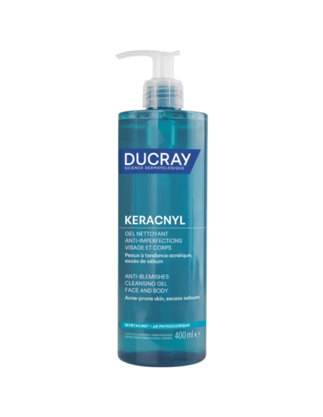 DUCRAY Keracnyl Gel Limpiador Antiimperfecciones 400 ml