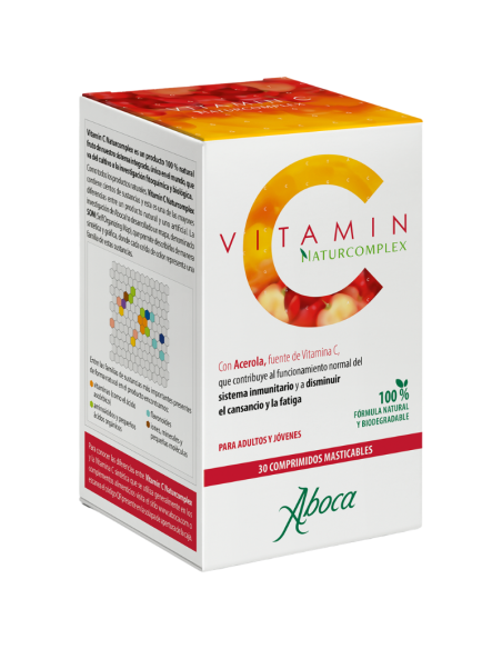 ABOCA Vitamina C NaturComplex Sabor Cítricos 30 Comprimidos