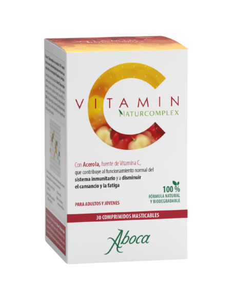 ABOCA Vitamina C NaturComplex Sabor Cítricos 30 Comprimidos