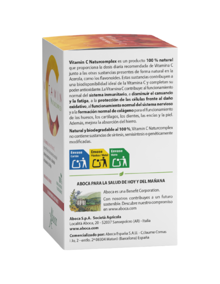 ABOCA Vitamina C NaturComplex Sabor Cítricos 30 Comprimidos
