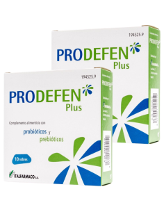 PRODEFEN Duplo Plus Probióticos y Prebióticos 2x10 Sobres