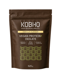 KOBHO Vegan Protein+ Isolate Sabor Vainilla 525g