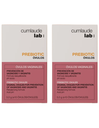 CUMLAUDE LAB: Duplo Prebiotic 2x10 Óvulos