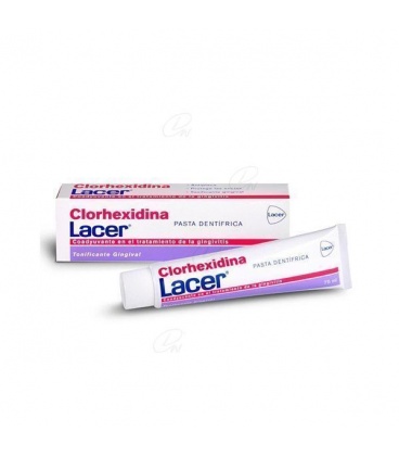 Lacer Pasta Dentífrica Clorhexidina, 75 ml