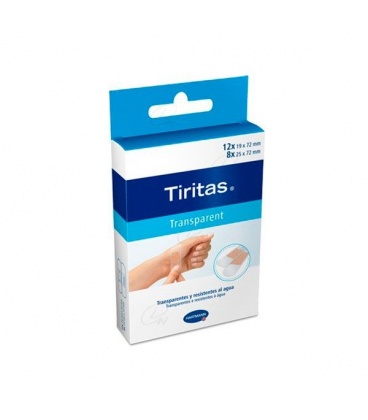 Tiritas Transparent Aposito Adhesivo 2 Tamaños 2