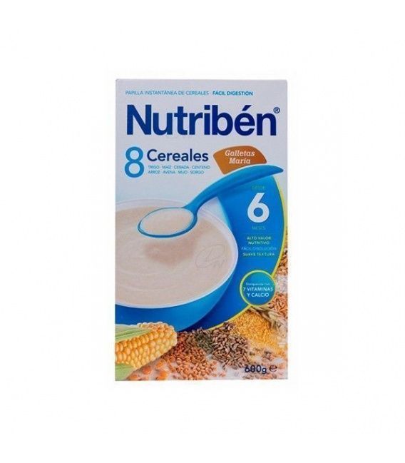 Nutriben Papilla 8 Cereales Galletas Maria 600 G