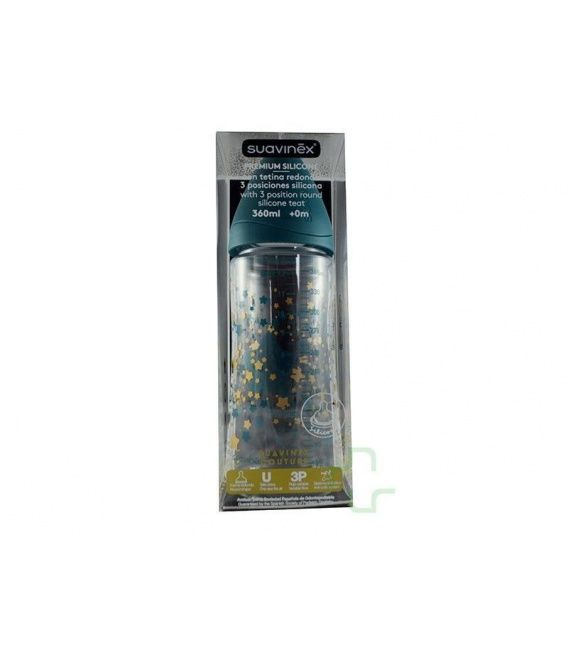 BIBERON PP BOCA ANCHA T SILICONA SUAVINEX PREMIUM