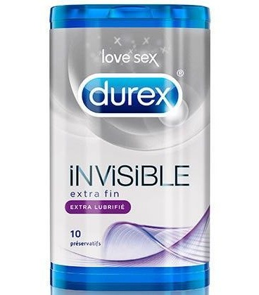 DUREX INVISIBLE EXTRA FINO EXTRA LUBRICADO