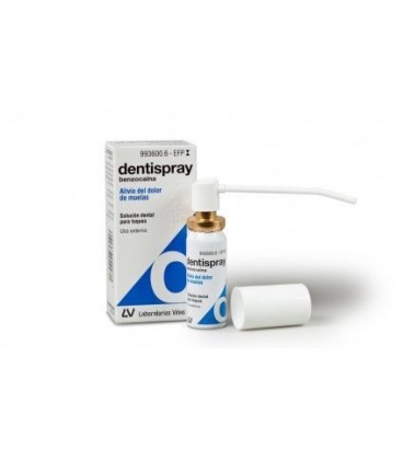 DENTISPRAY 50 MG/ML AEROSOL BUCAL SOLUCION 5 ML