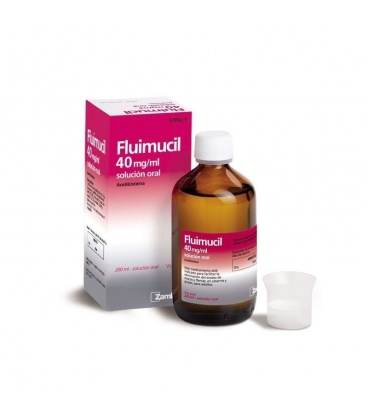 FLUIMUCIL 40 MG/ML SOLUCION ORAL 200 ML