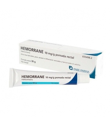 HEMORRANE 10 MG/G POMADA RECTAL 30 G