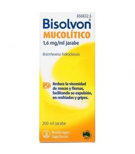 BISOLVON MUCOLITICO 1.6 MG/ML JARABE 200 ML