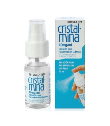 CRISTALMINA 10 MG/ML SOLUCION TOPICA PULVERIZADO