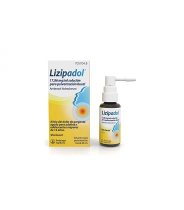 LIZIPADOL PULVERIZACION 17.86 MG/ML SOLUCION PUL