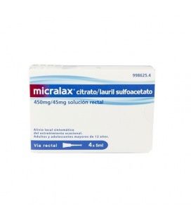 MICRALAX EMULSION RECTAL 4 MICROENEMAS 5 ML