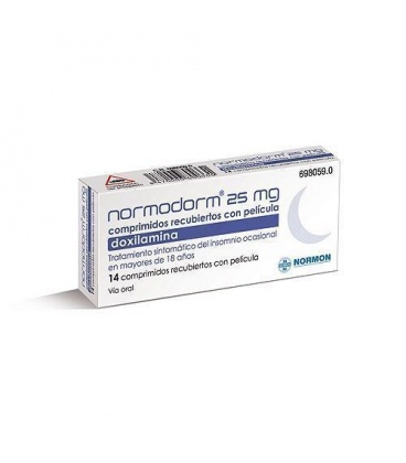 NORMODORM 25 MG 14 COMPRIMIDOS RECUBIERTOS