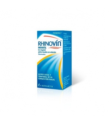 RHINOVIN INFANTIL 0.5 MG/ML GOTAS NASALES 1 FRAS