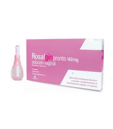 ROSALGIN PRONTO 140 MG SOLUCION VAGINAL 5 UNIDOS