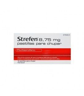 STREFEN 8.75 MG 16 PASTILLAS PARA CHUPAR MIEL Y
