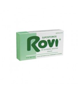 SUPOSITORIOS GLICERINA ROVI ADULTOS 3.36 G 12 SU