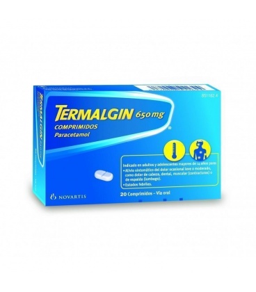 TERMALGIN 650 MG 20 COMPRIMIDOS