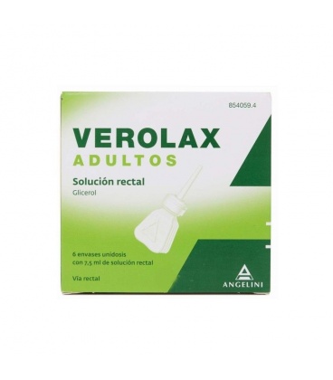 VEROLAX ADULTOS 5.4 ML SOLUCION RECTAL 6 ENEMAS
