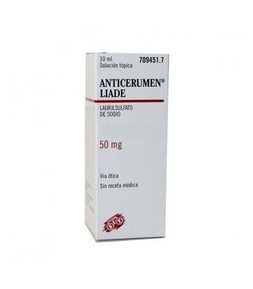 ANTICERUMEN LIADE 50MG/ML GOTAS OTICAS SOLUCION